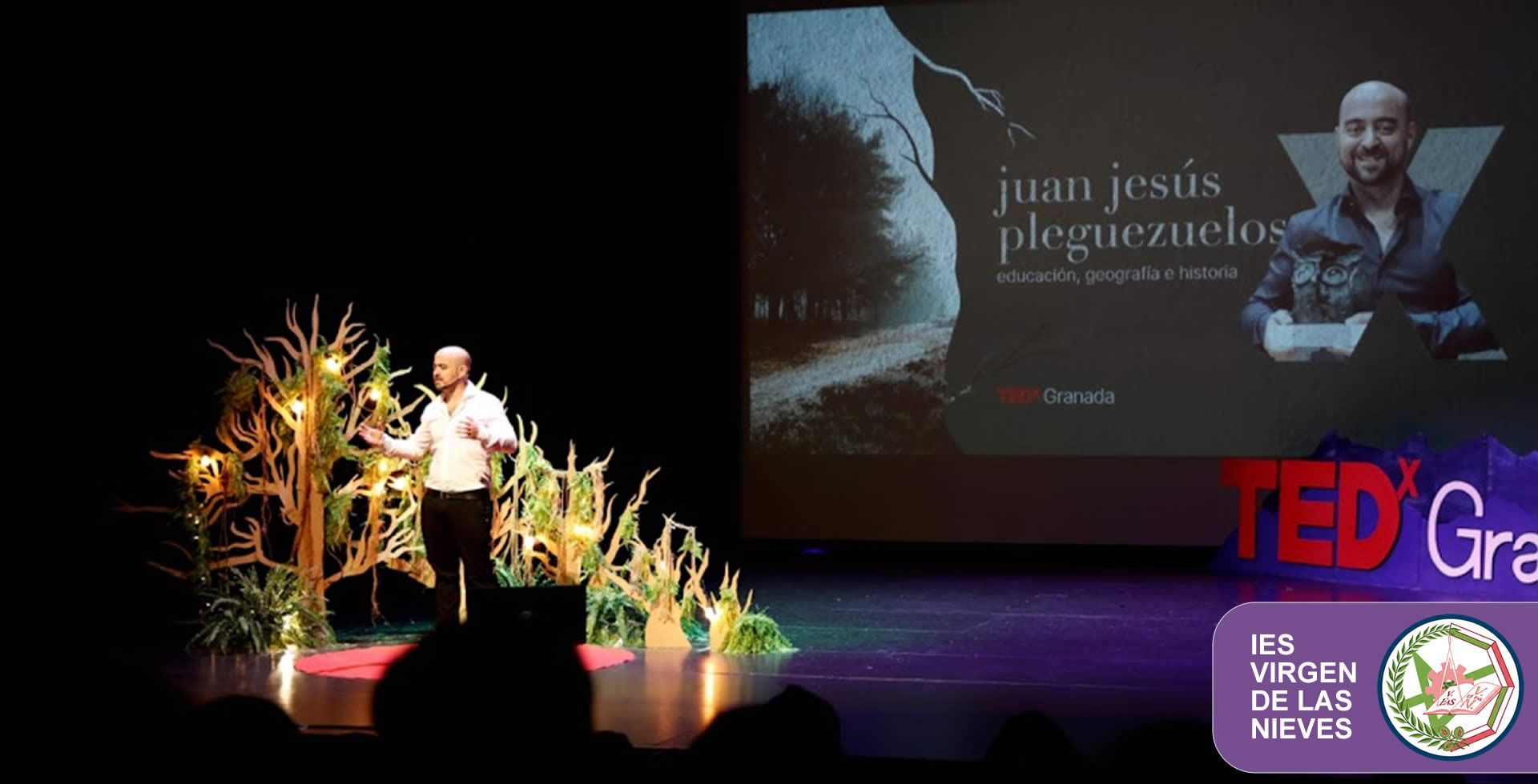 Juan Jesús Pleguezuelos, profesor de Historia en el IES Virgen de las Nieves