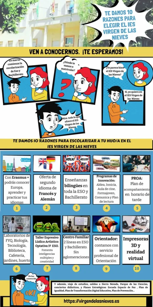 10 razones para traer a tu hija/o al Virgen de las Nieves